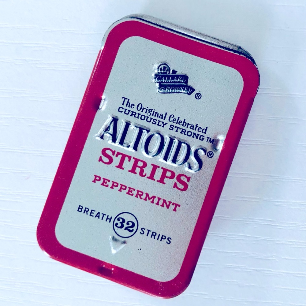 VTG set 3 Vintage 2002 Altoids Strong Man Limited Edition Tin Peppermints - Picture 6 of 10